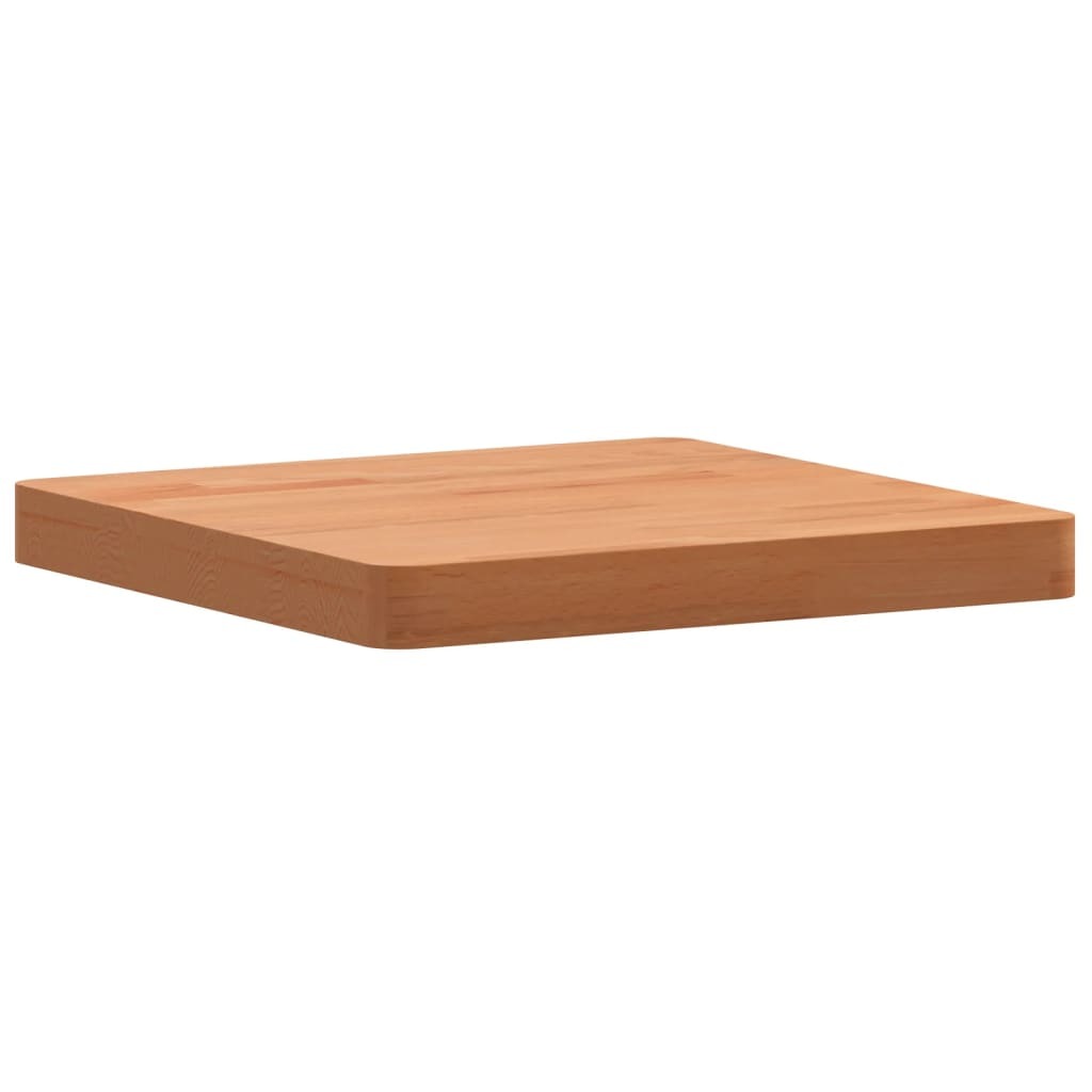 vidaXL Table Top 40x40x4 cm Square Solid Wood Beech