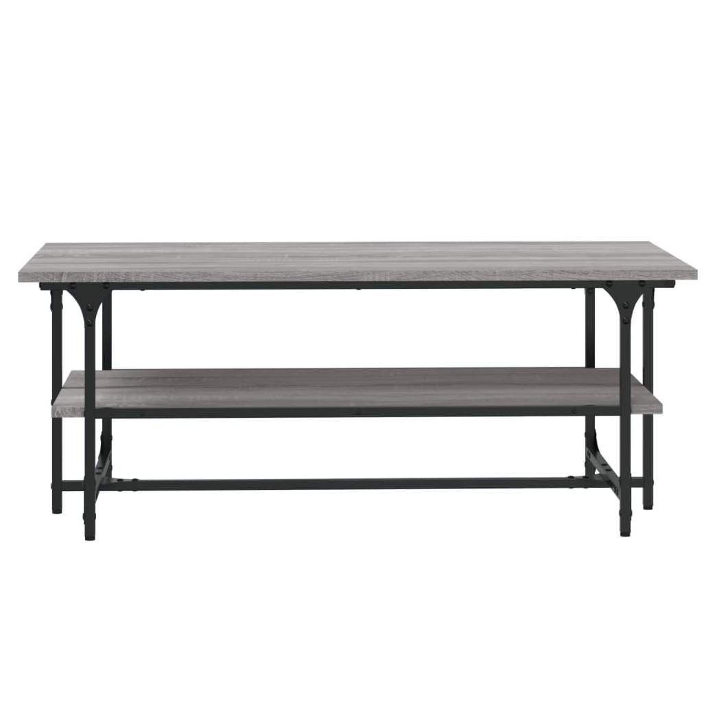 vidaXL Coffee Table Grey Sonoma 100x50x40 cm Engineered Wood