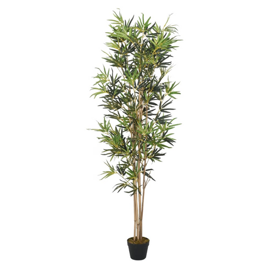 vidaXL Artificial Bamboo Tree 368 Leaves 80 cm Green