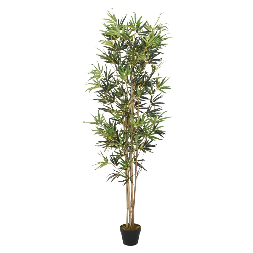 vidaXL Artificial Bamboo Tree 368 Leaves 80 cm Green