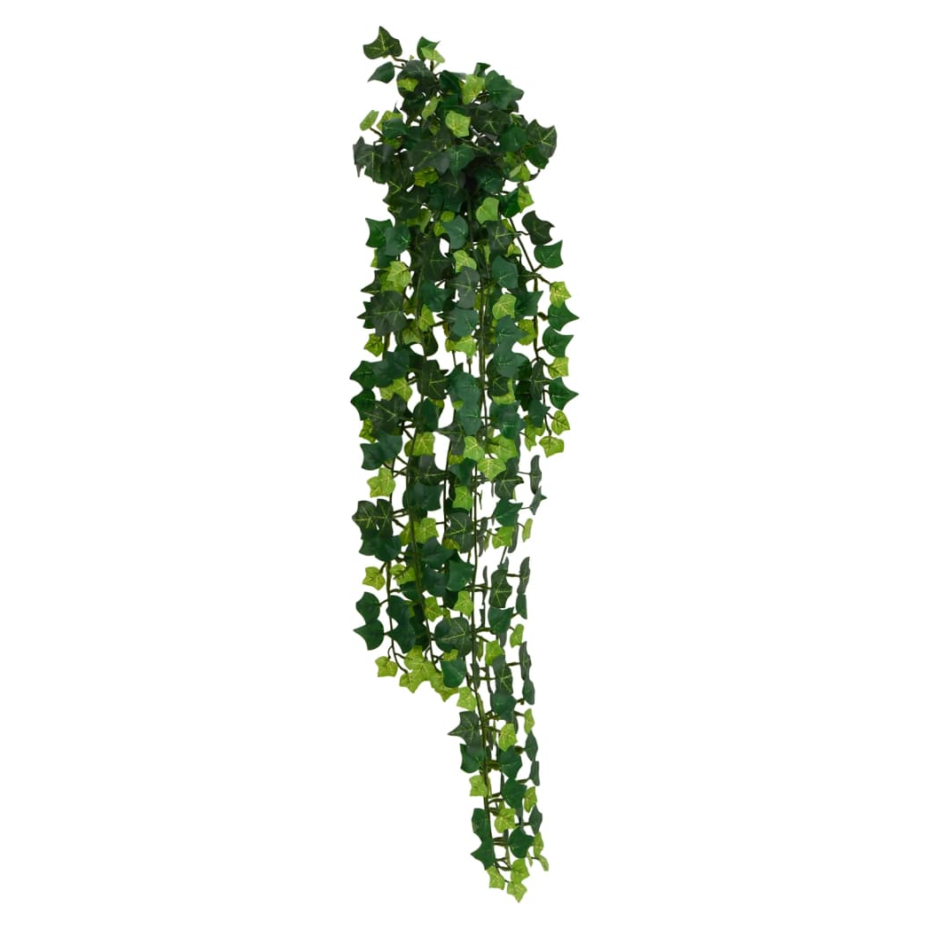 vidaXL Artificial Hanging Plants 12 pcs 339 Leaves 90 cm Green