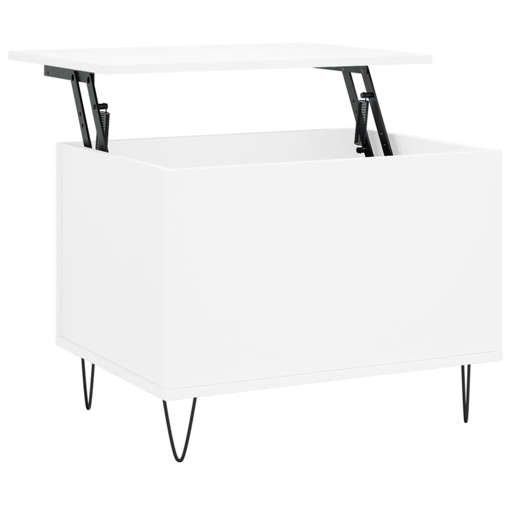 vidaXL Coffee Table White 60x44.5x45 cm Engineered Wood