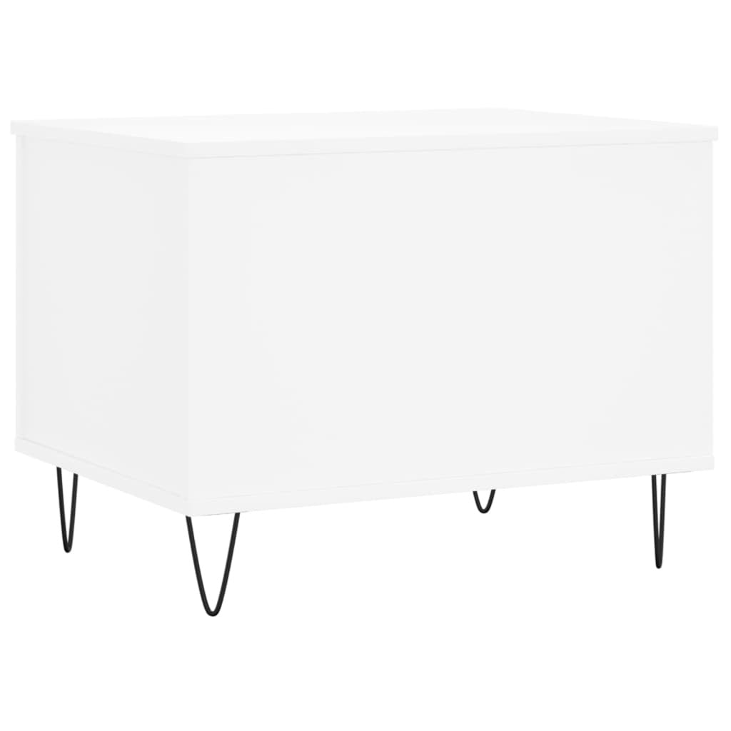 vidaXL Coffee Table White 60x44.5x45 cm Engineered Wood