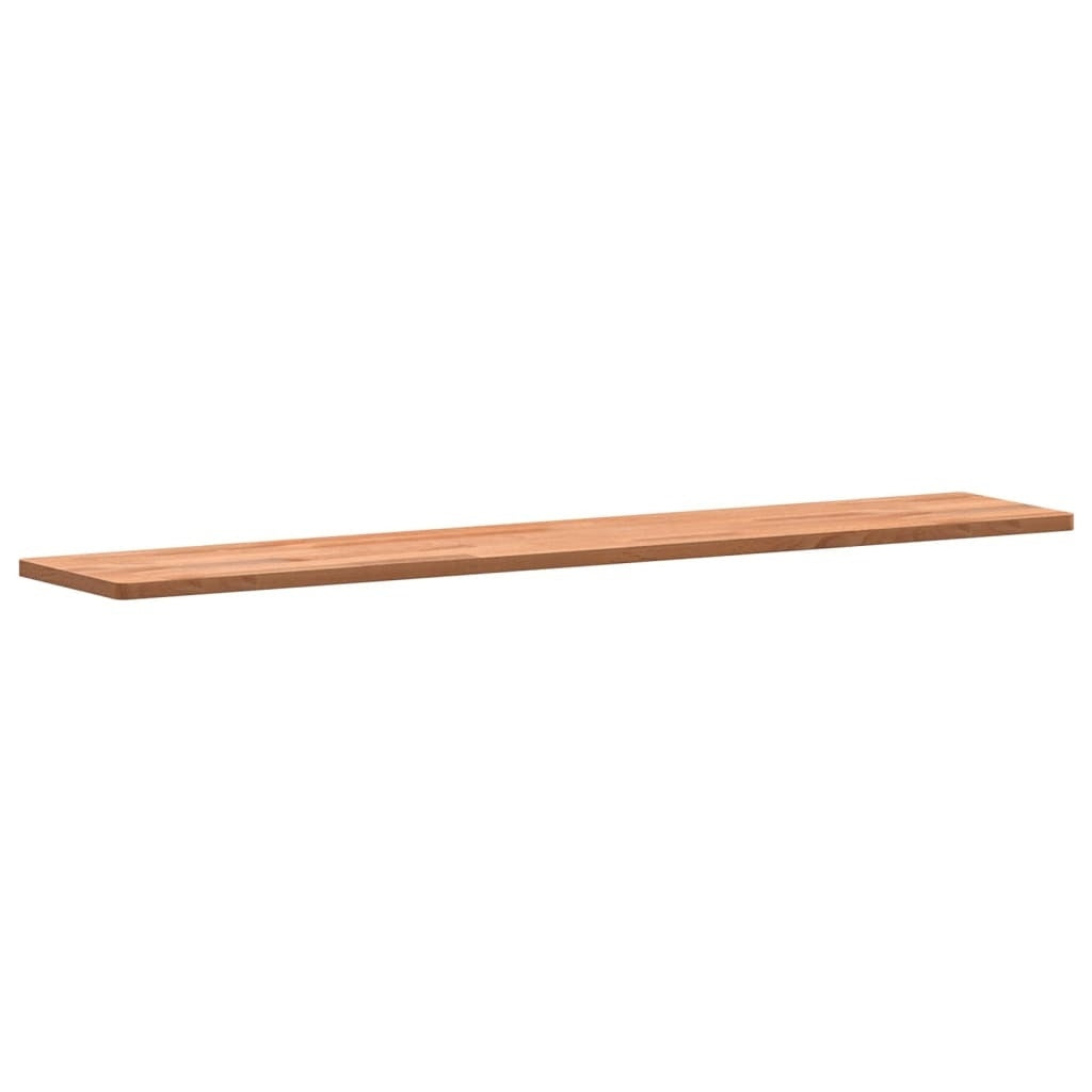 vidaXL Wall Shelf 100x20x1.5 cm Solid Wood Beech