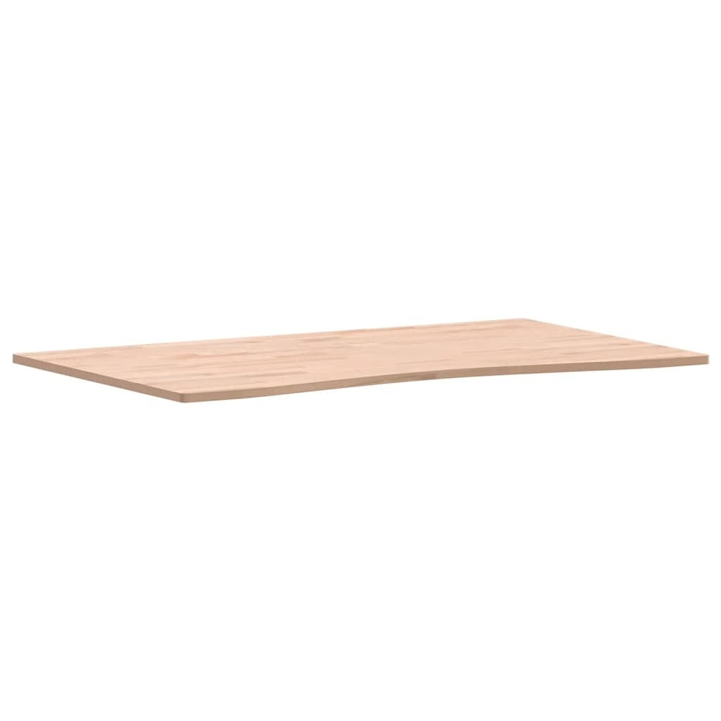 vidaXL Desk Top 100x(55-60)x1.5 cm Solid Wood Beech