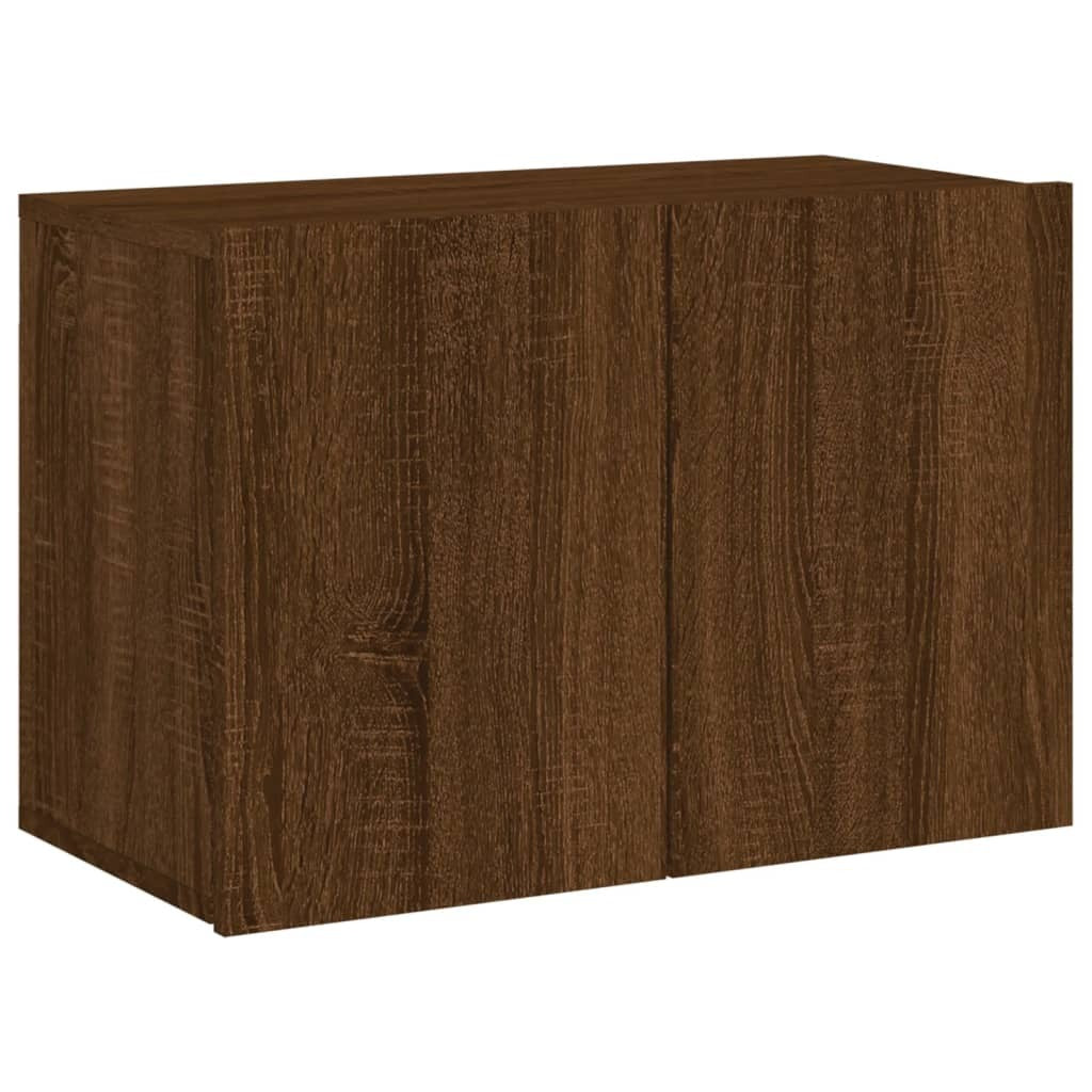 vidaXL TV Cabinet Wall-mounted Brown Oak 60x30x41 cm