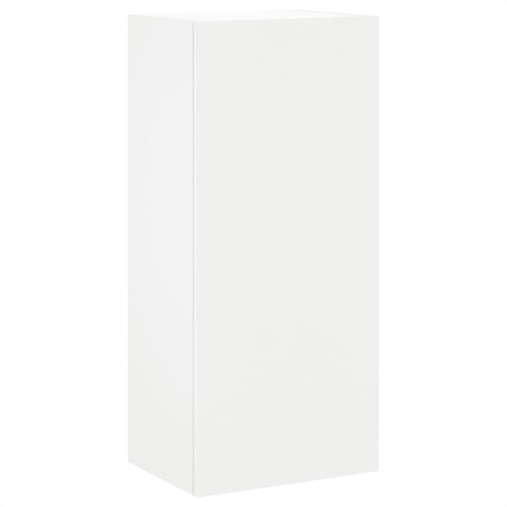 vidaXL TV Wall Cabinet White 40.5x30x90 cm Engineered Wood