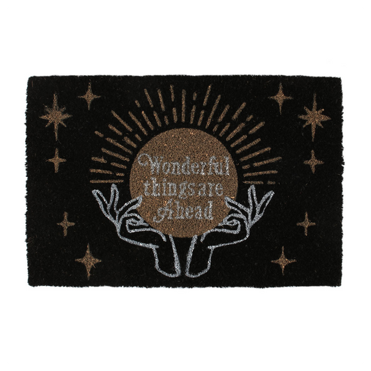 Fortune Teller Black Doormat