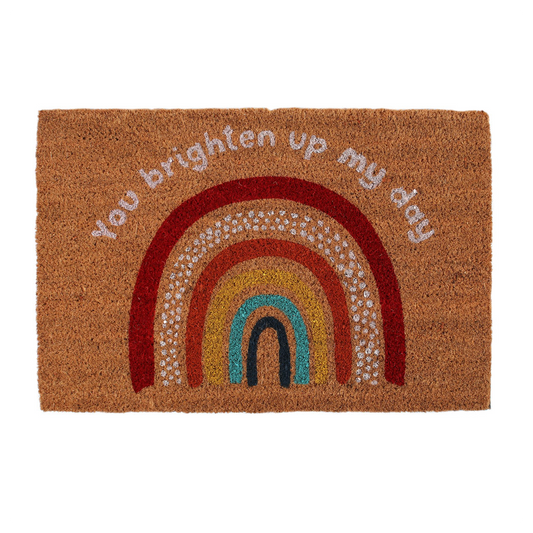 Rainbow Natural Doormat