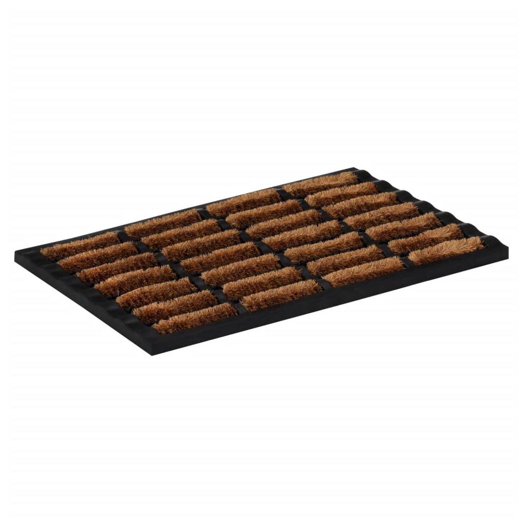 vidaXL Door Mat Rectangular 40x60 cm Rubber and Coir