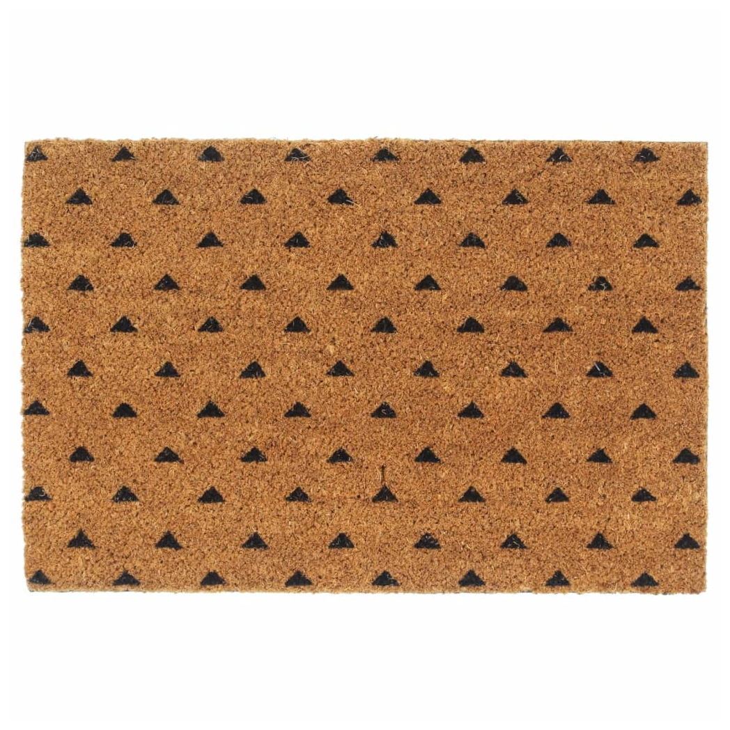 vidaXL Door Mat Natural 40x60 cm Tufted Coir