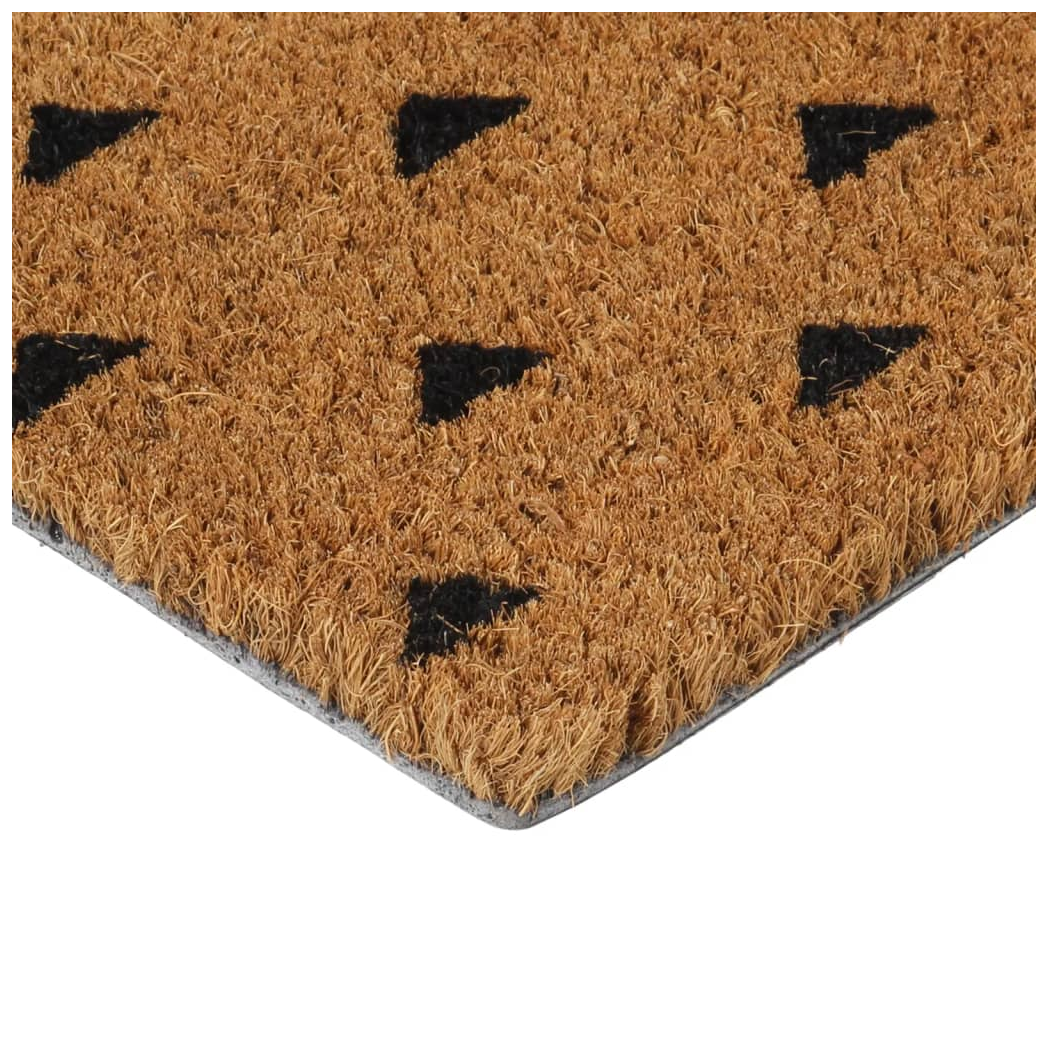 vidaXL Door Mat Natural 40x60 cm Tufted Coir