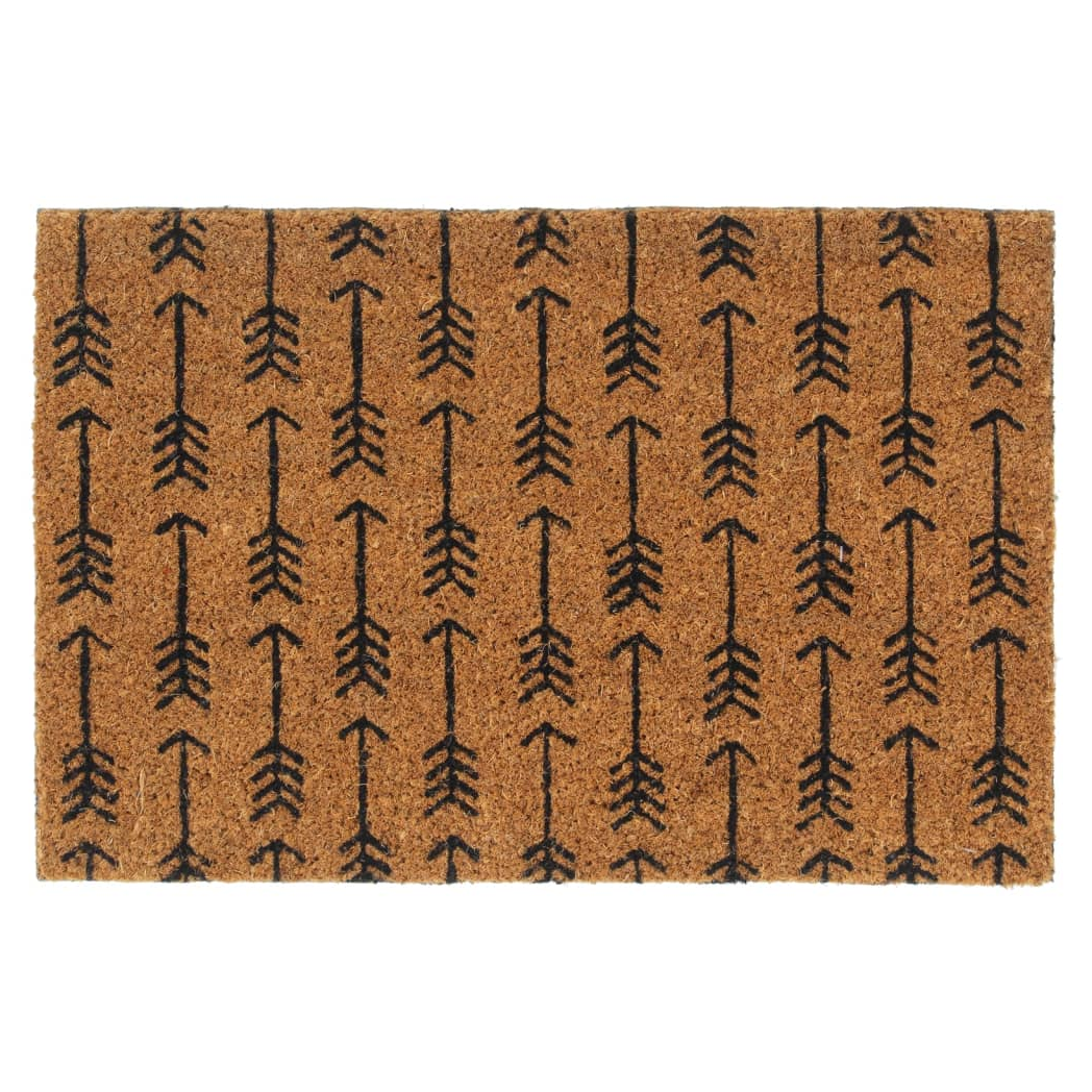 vidaXL Door Mat Natural 40x60 cm Tufted Coir