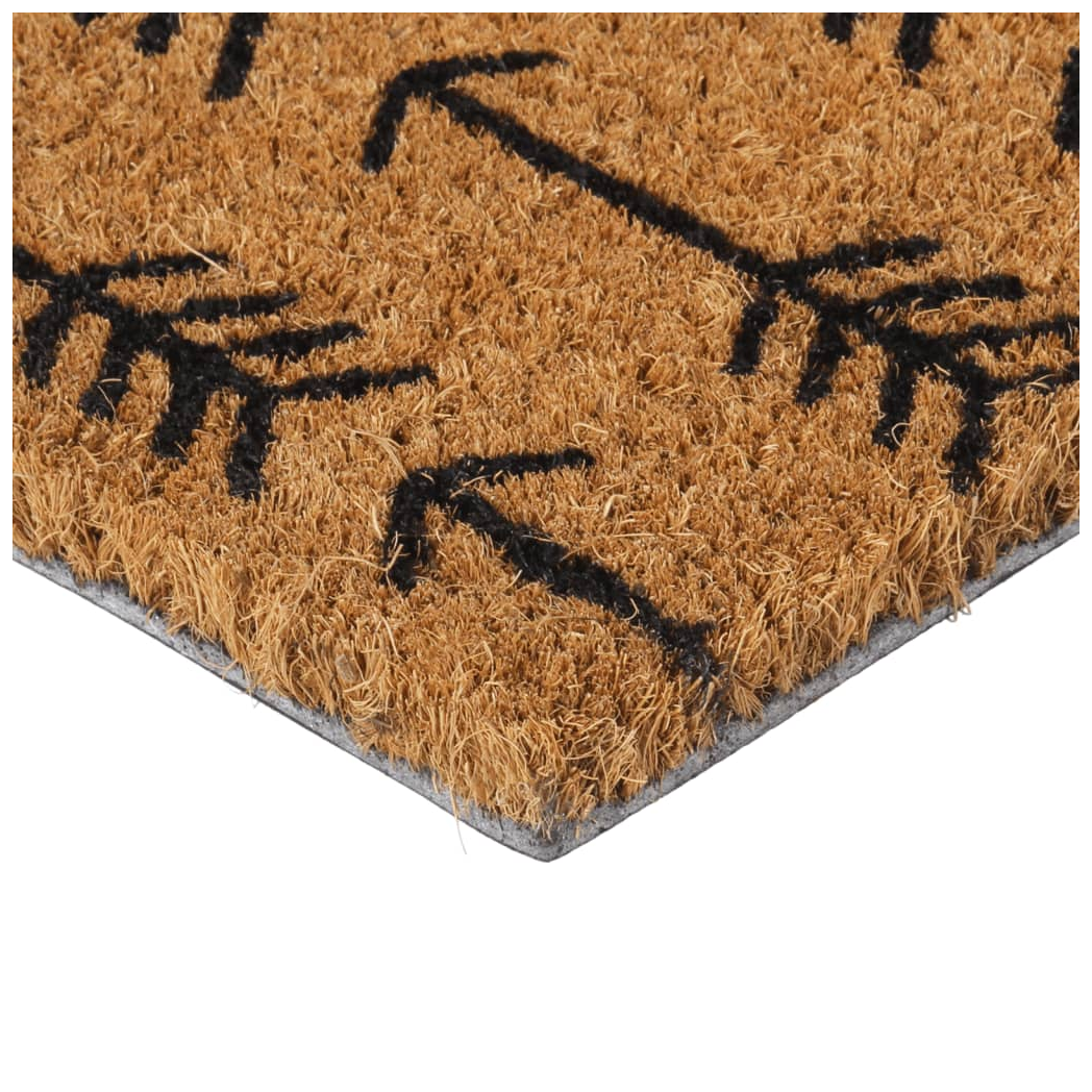 vidaXL Door Mat Natural 40x60 cm Tufted Coir