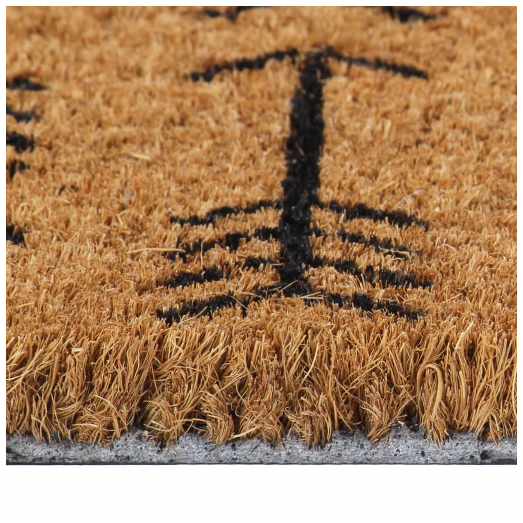 vidaXL Door Mat Natural 40x60 cm Tufted Coir