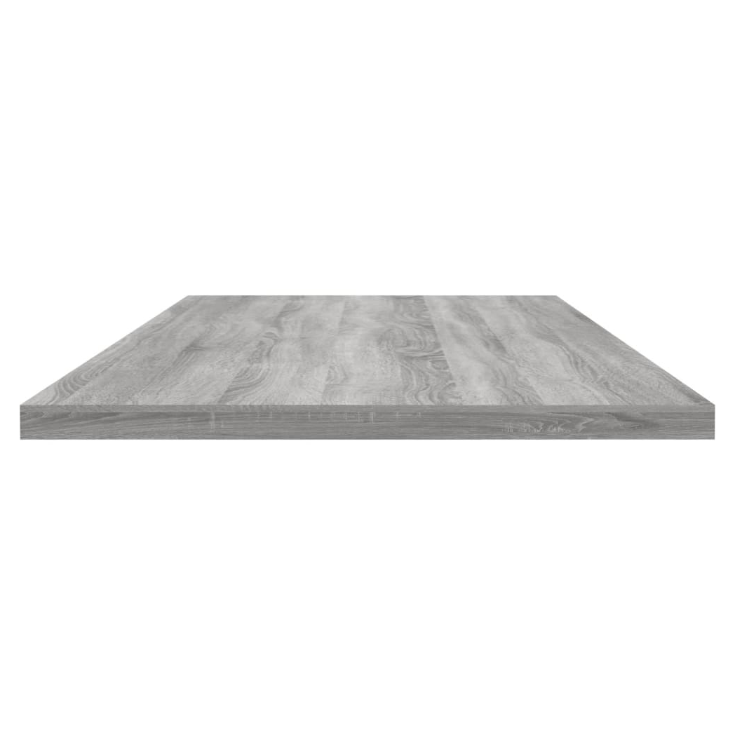 vidaXL Wall Shelves 4 pcs Grey Sonoma 100x30x1.5 cm Engineered Wood