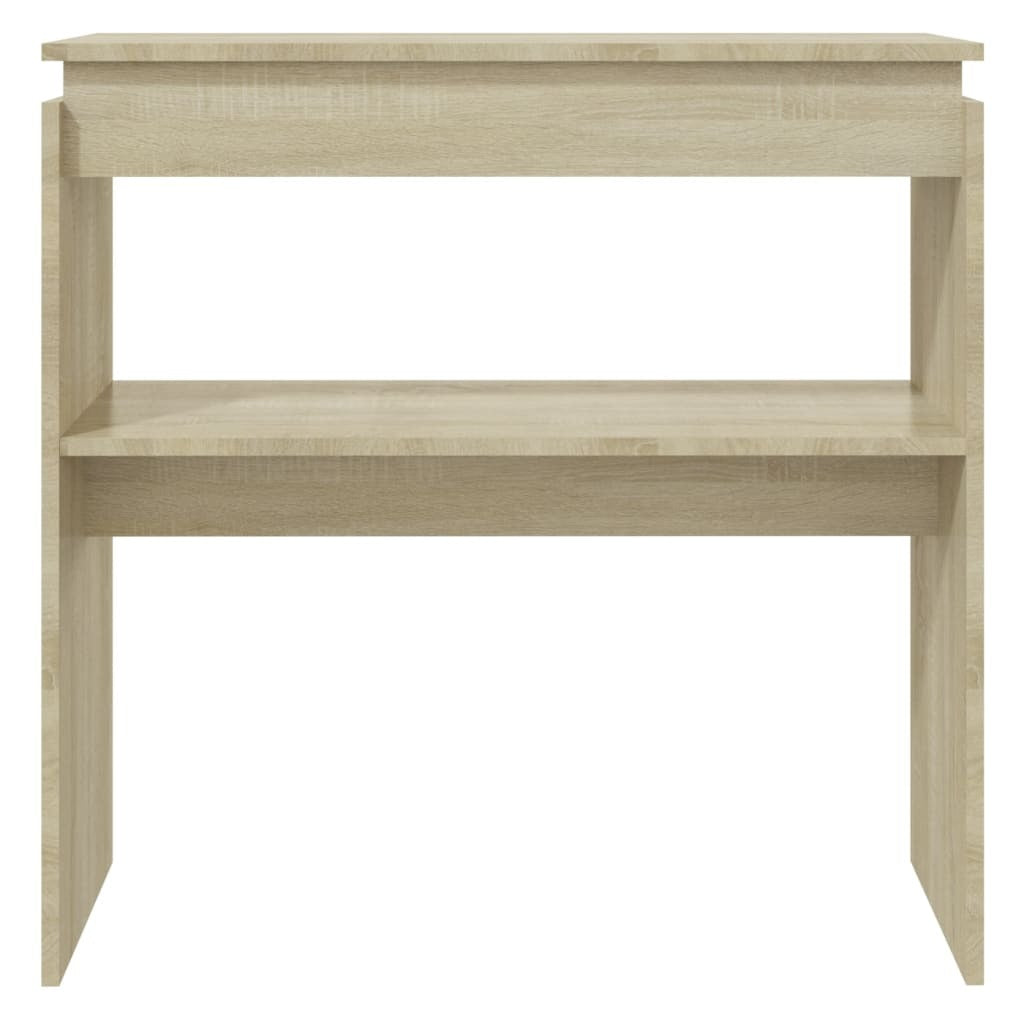 Console Table Sonoma Oak 80x30x80 cm Engineered Wood