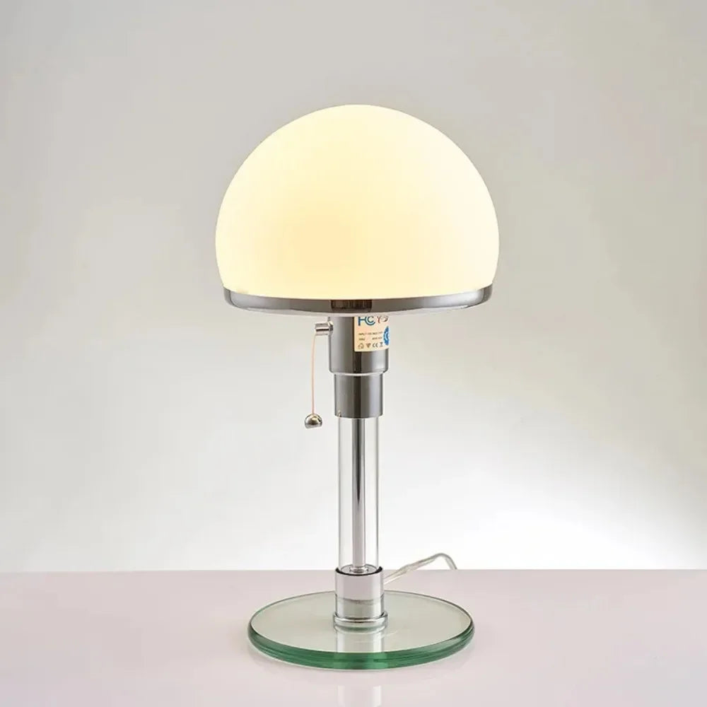 LED Table Lamp Designer Bauhaus Lamp Nordic Bedroom Bedside Simple Glass Table Lamp for Living Room Unique Lights