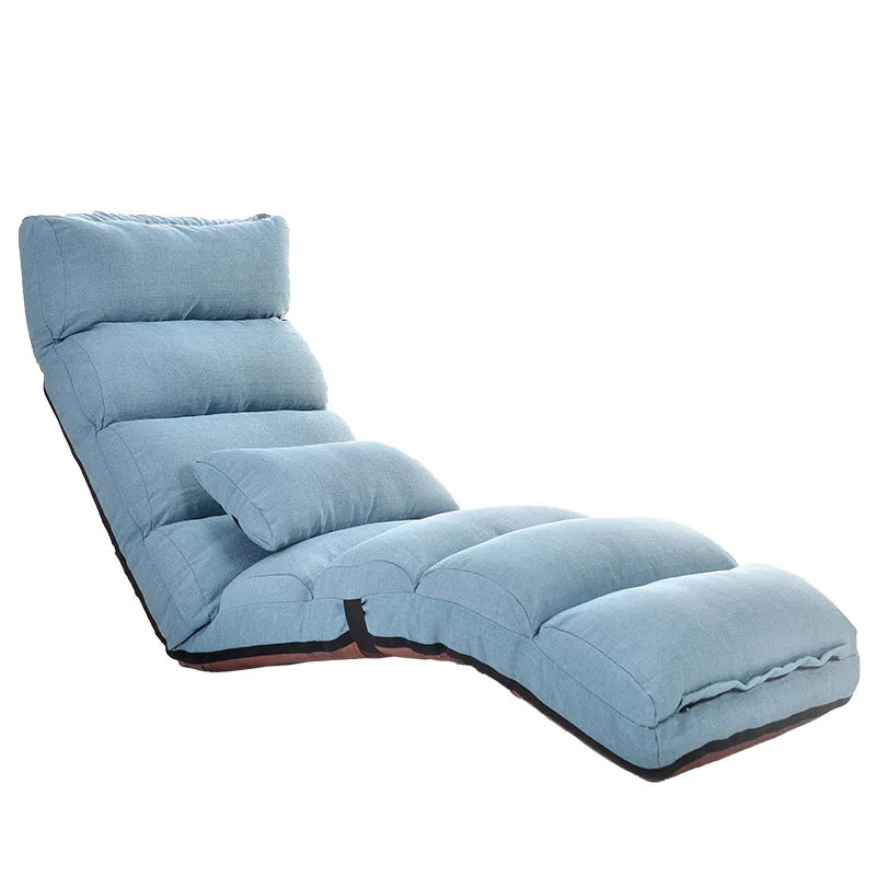 JOYLIVE Household Lazy Sofa Chair Single Tatami Foldable Sofa Bed Modern Minimalist Bedroom Balcony Bay Window Small Recliner