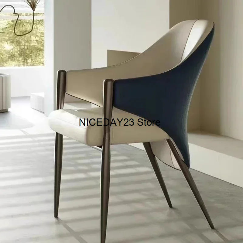 Luxury Minimalist Dining Chairs Salon Modern Lounge Kitchen Ergonomic Chairs Restaurant Hotel Sillas De Comedor Home Furniture