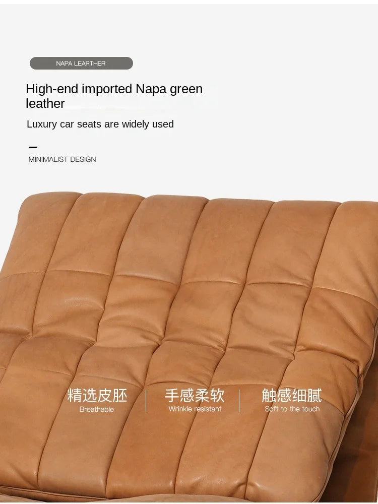 Single Sofa Designer Multi-Functional Lunch Break Folding Chair Creative Leisure Lazy Recliner