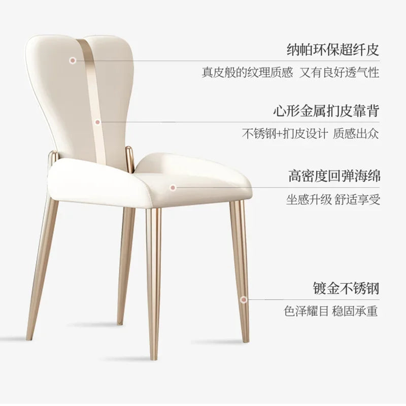 Design Dining Room Chairs Living Room Modern Dressing Nordic Style Chairs Bedroom Luxury Muebles De Cocina Kitchen Furnitures