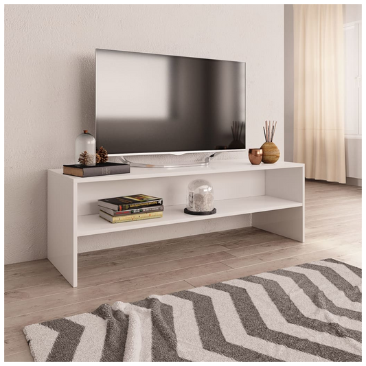 TV Cabinet White 120x40x40 cm Engineered Wood