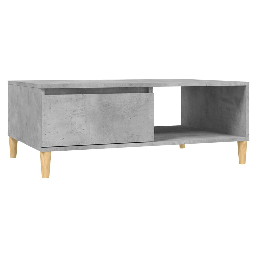 Coffee Table Concrete Grey 90x60x35 cm Engineered Wood