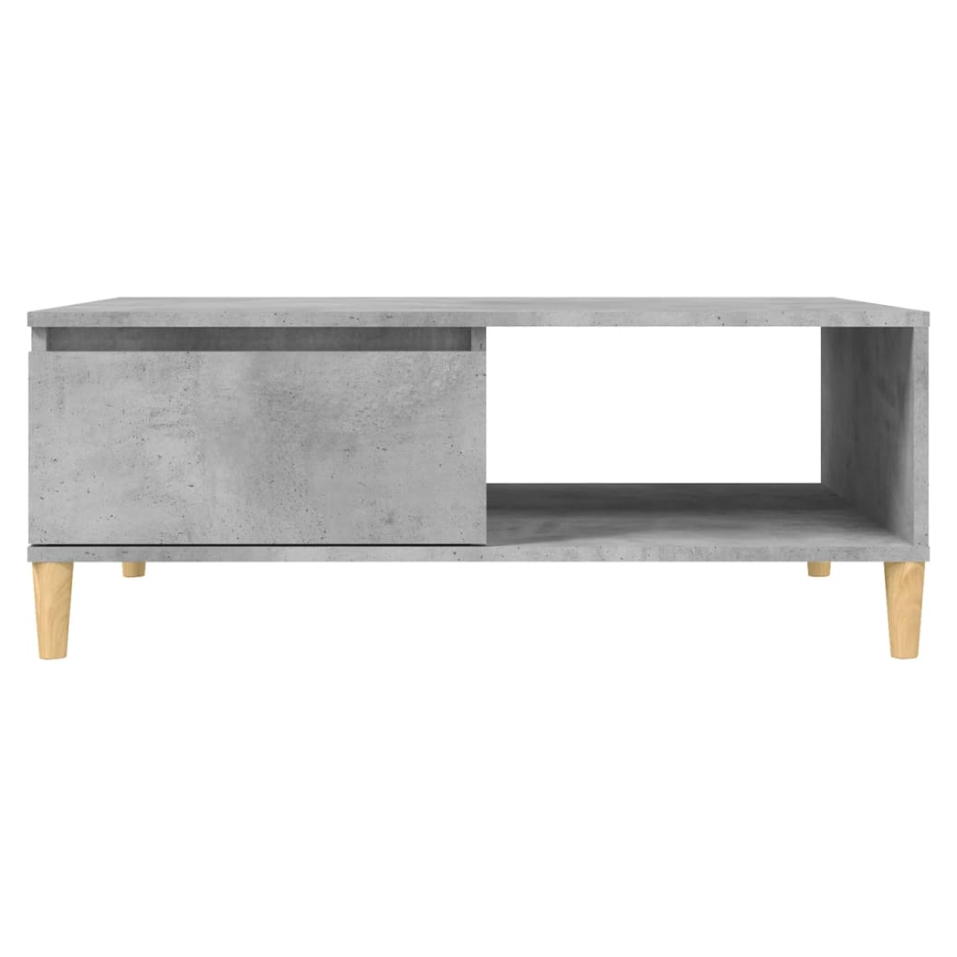 Coffee Table Concrete Grey 90x60x35 cm Engineered Wood