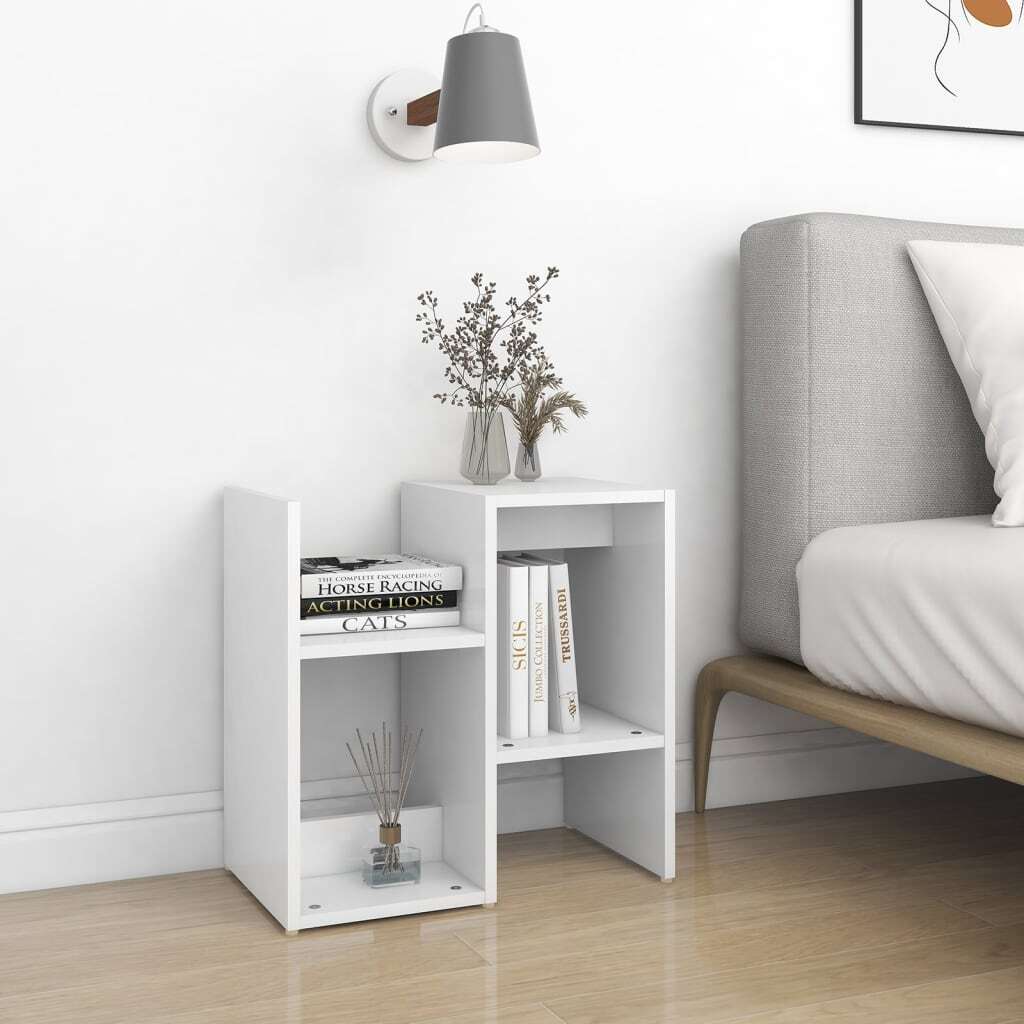 Bedside Cabinets 2 pcs White 50x30x51.5 cm Engineered Wood