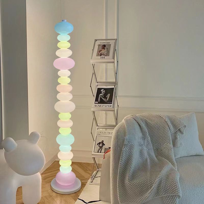 Rainbow Candy Floor Lamp Girl Macaron