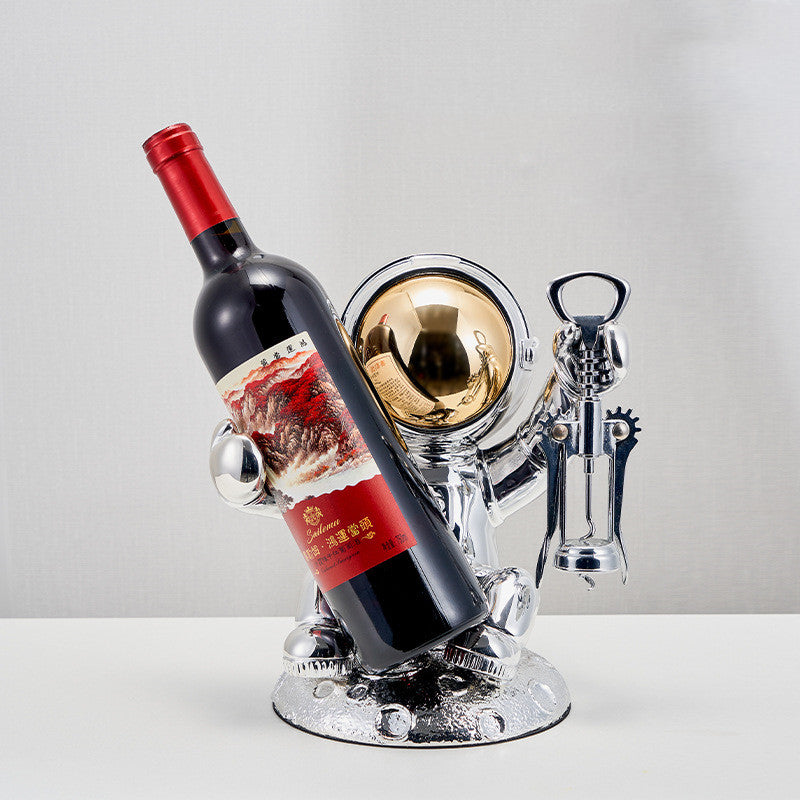 Nordic Luxury Astronaut Wine Rack