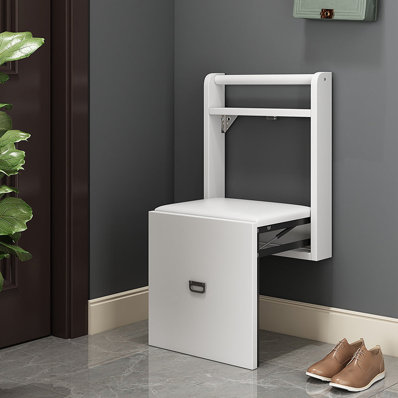 Folding Shoe Changing Stool Wall-mounted Household Wall