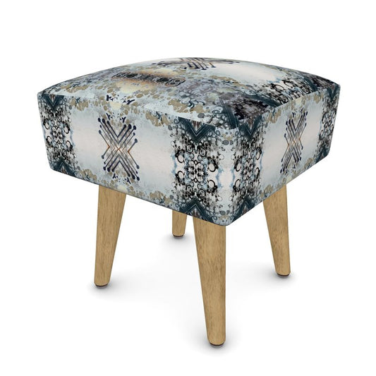 DubiqueX Boutique Square Article Art Footstool