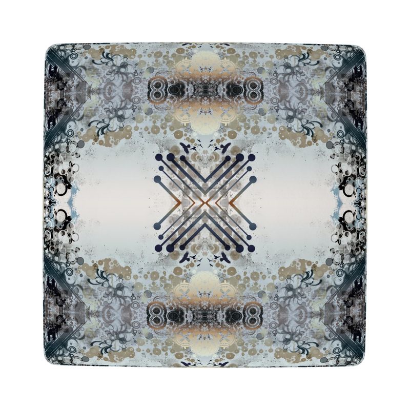 DubiqueX Boutique Square Article Art Footstool