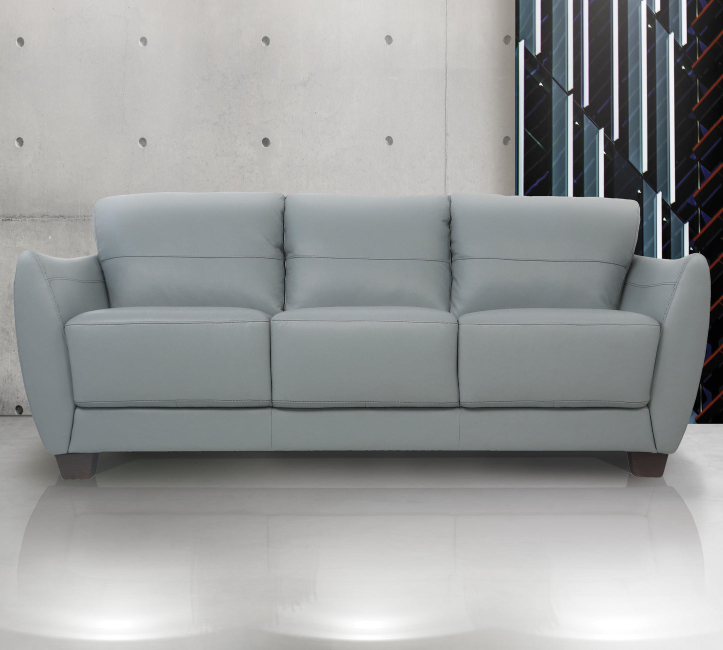 Valeria Sofa, Watery Leather 54950