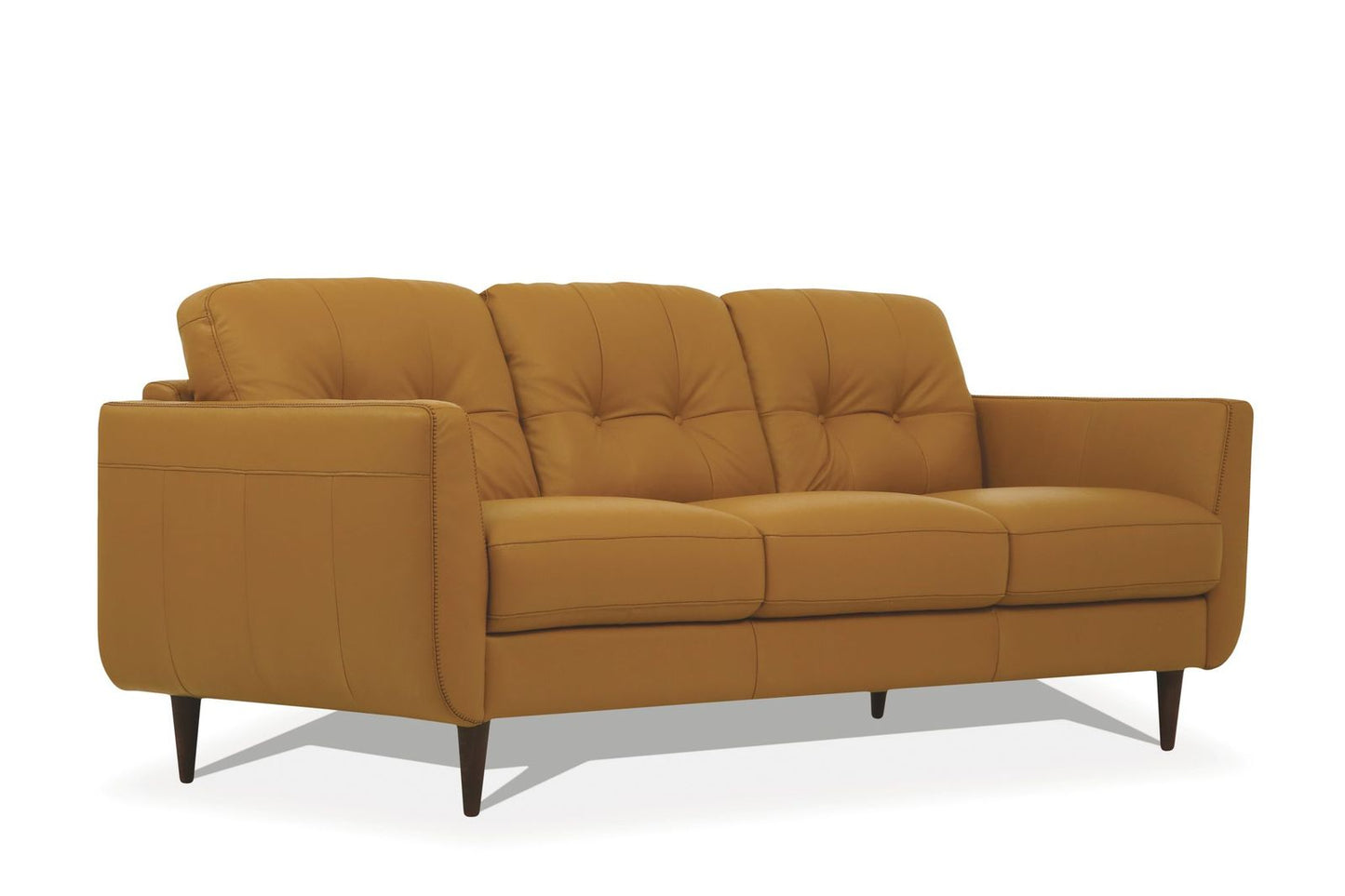 Radwan Sofa, Camel Leather 54955