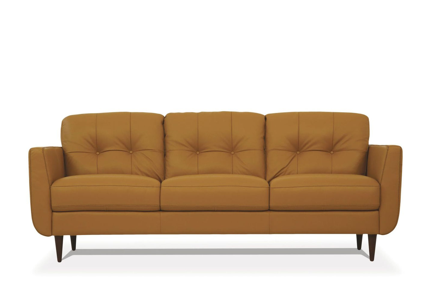 Radwan Sofa, Camel Leather 54955