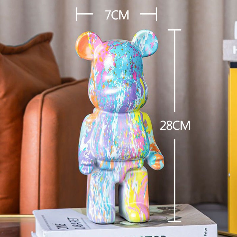 LGBTQ+ Bearbrick Statue Home Decor