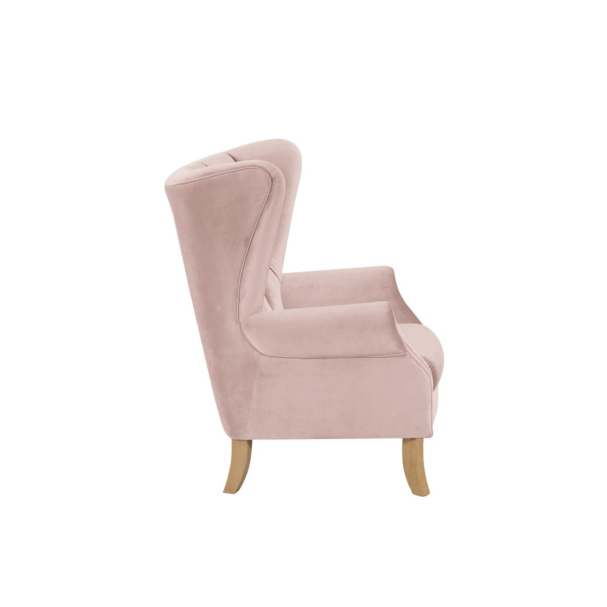 Adonis Accent Chair, Blush Pink Velvet 59516