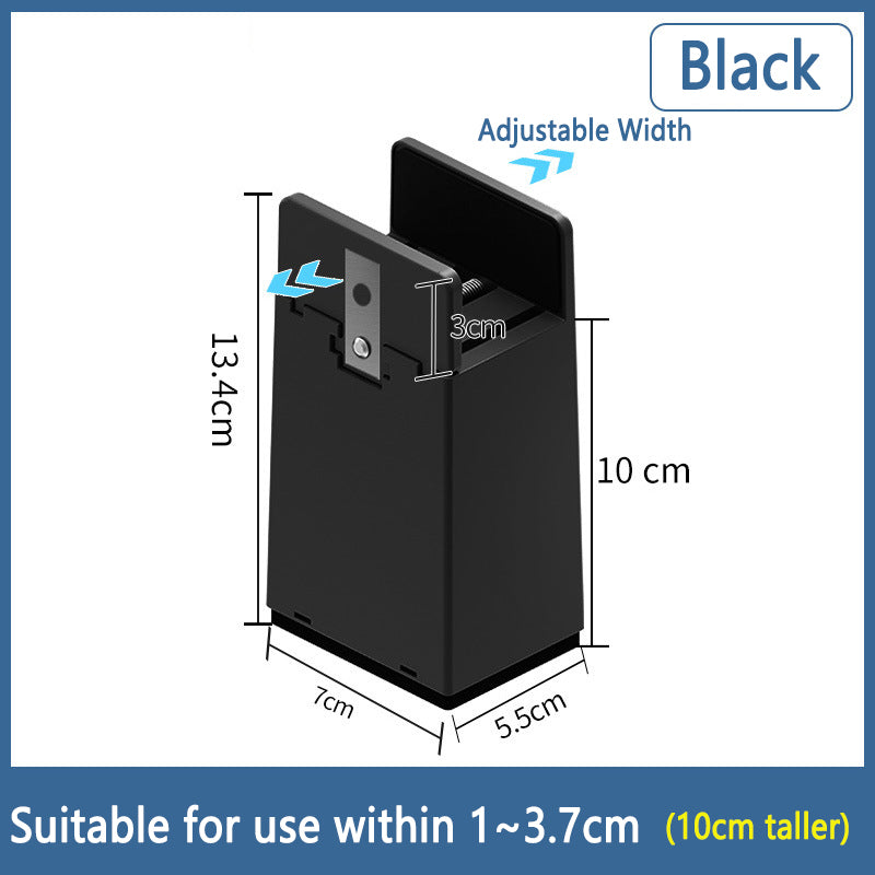 Adjustable Furniture Heightening Feet Base 2Pcs