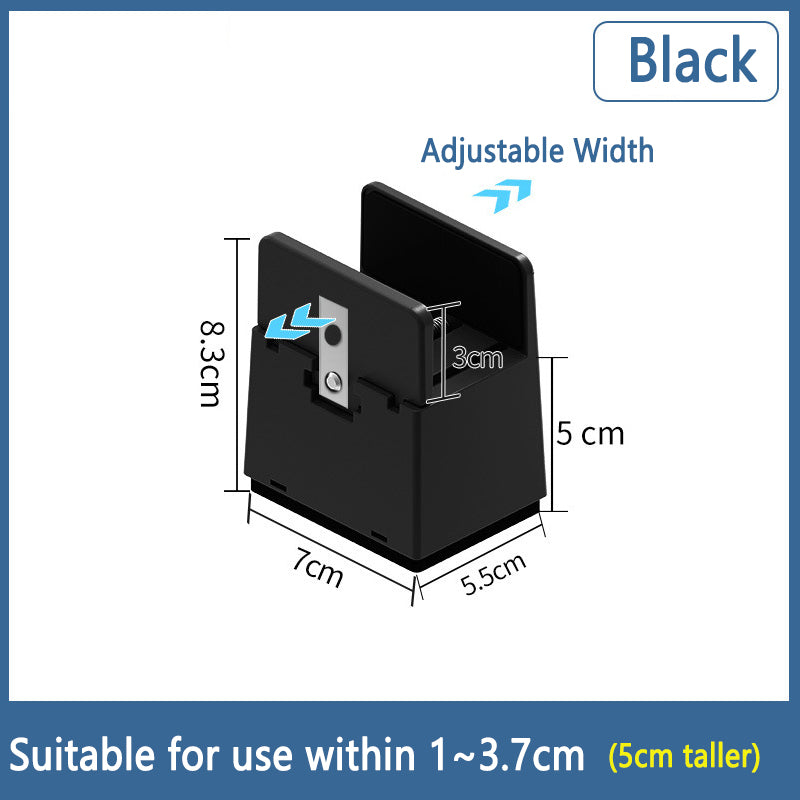 Adjustable Furniture Heightening Feet Base 2Pcs