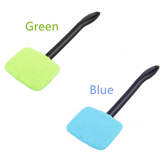 Microfiber Long Handle Car Wash Brush Auto Window Clean Car Window Windshield Cloth Clean Tools Washable Shine Handy