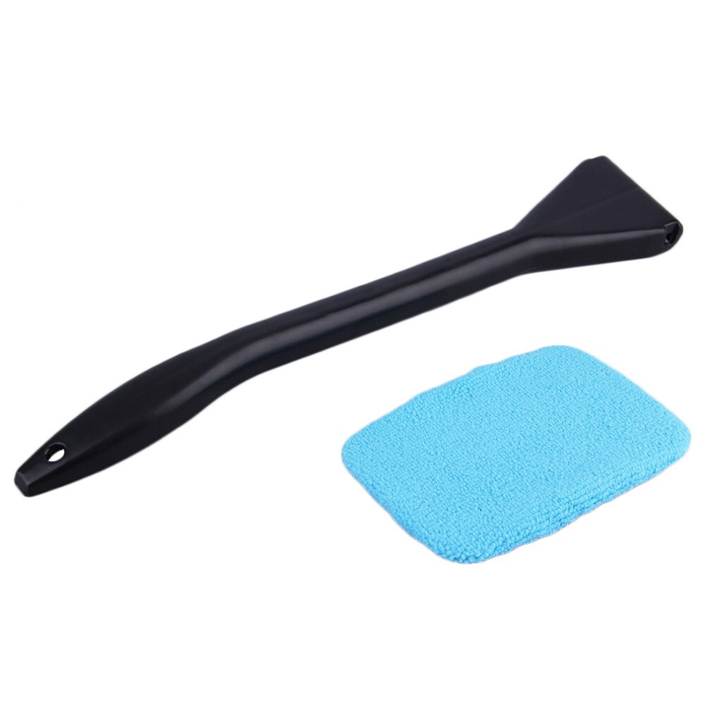 Microfiber Long Handle Car Wash Brush Auto Window Clean Car Window Windshield Cloth Clean Tools Washable Shine Handy