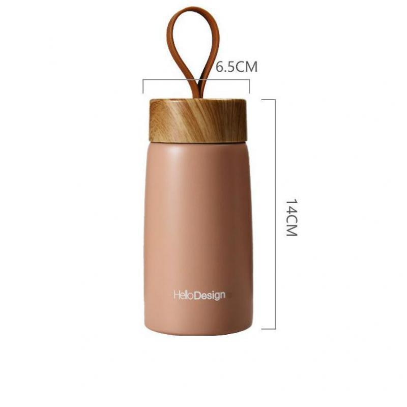 280ml Creative Fashion Insulation Coffee Cup Stainless Steel Thermos Bottle Cute Mini Water Bottle Portable Outdoor Travel Mug