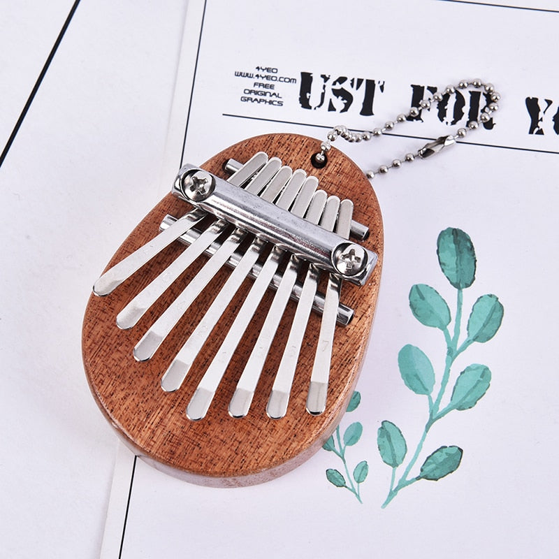 Newest Mini Kalimba 8 Keys Thumb Piano Great Sound Finger Keyboard Musical Instrument Wooden/Acrylic