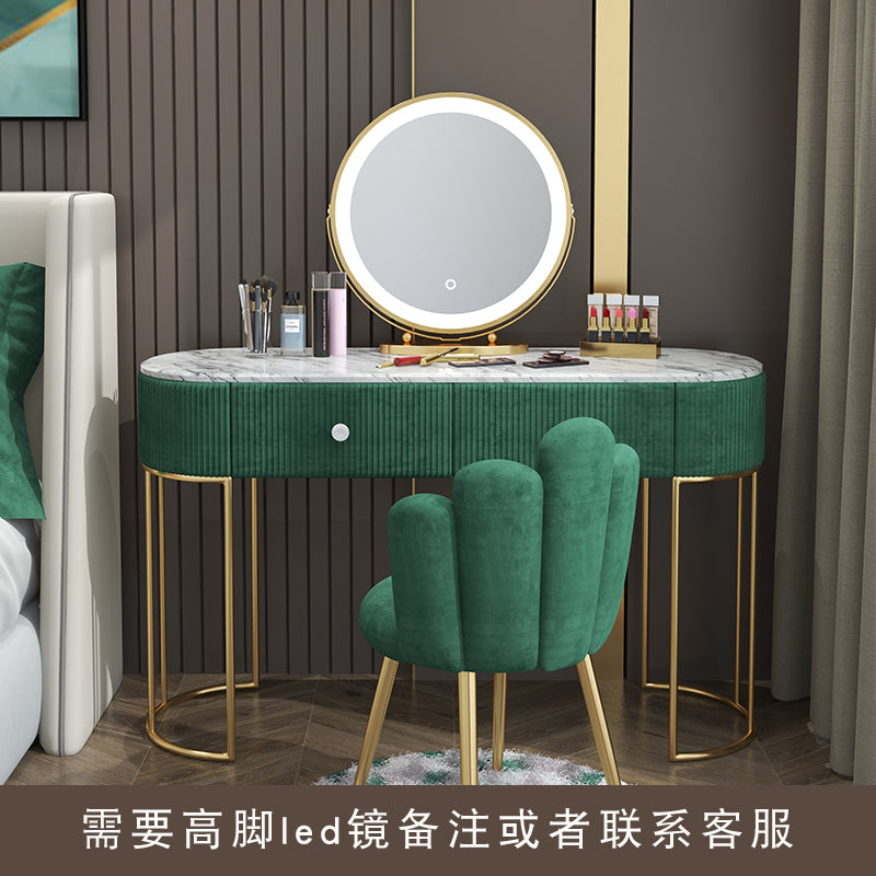 Nordic imitation Marble Dressing table dresser bedroom female Large-sized apartment Modern simplicity Internet celebrity Ins wind dresser