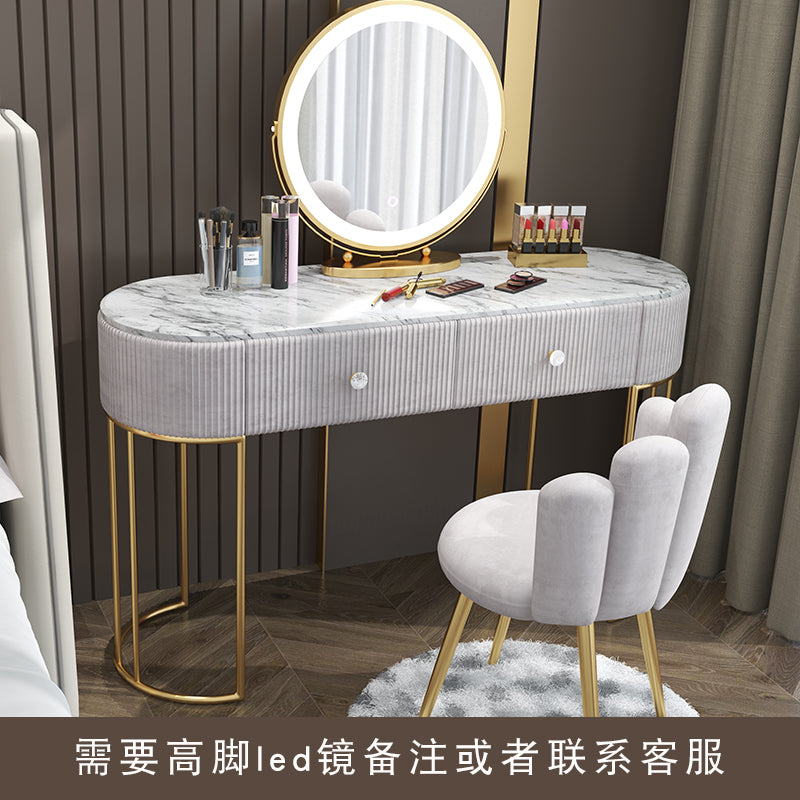 Nordic imitation Marble Dressing table dresser bedroom female Large-sized apartment Modern simplicity Internet celebrity Ins wind dresser