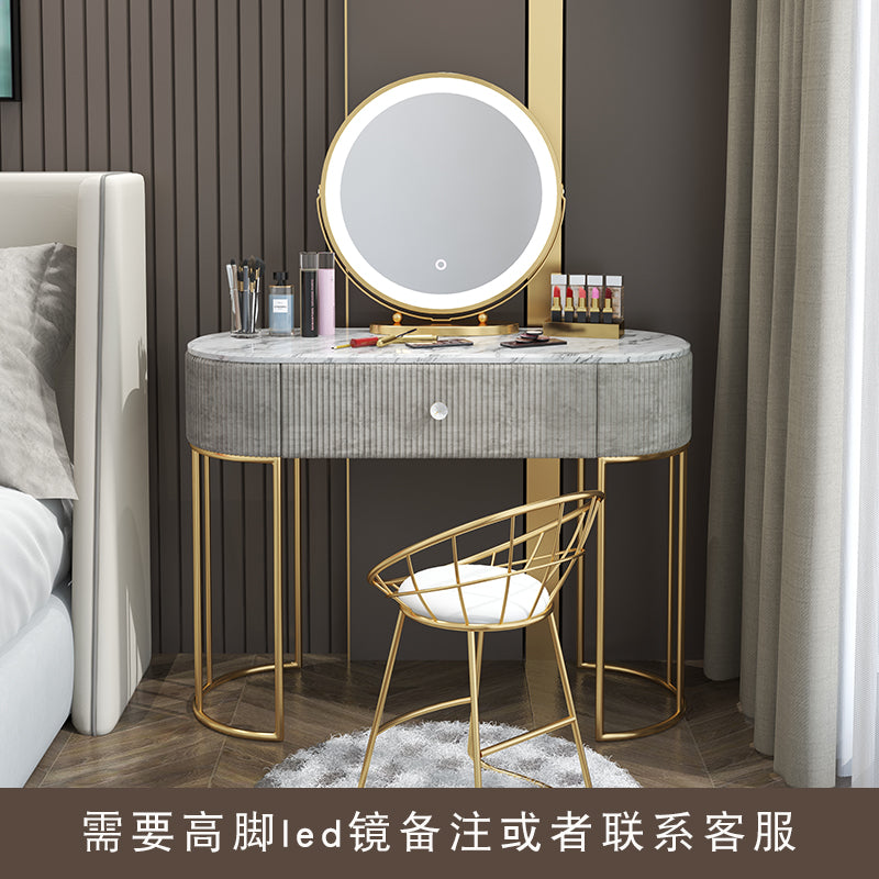 Nordic imitation Marble Dressing table dresser bedroom female Large-sized apartment Modern simplicity Internet celebrity Ins wind dresser