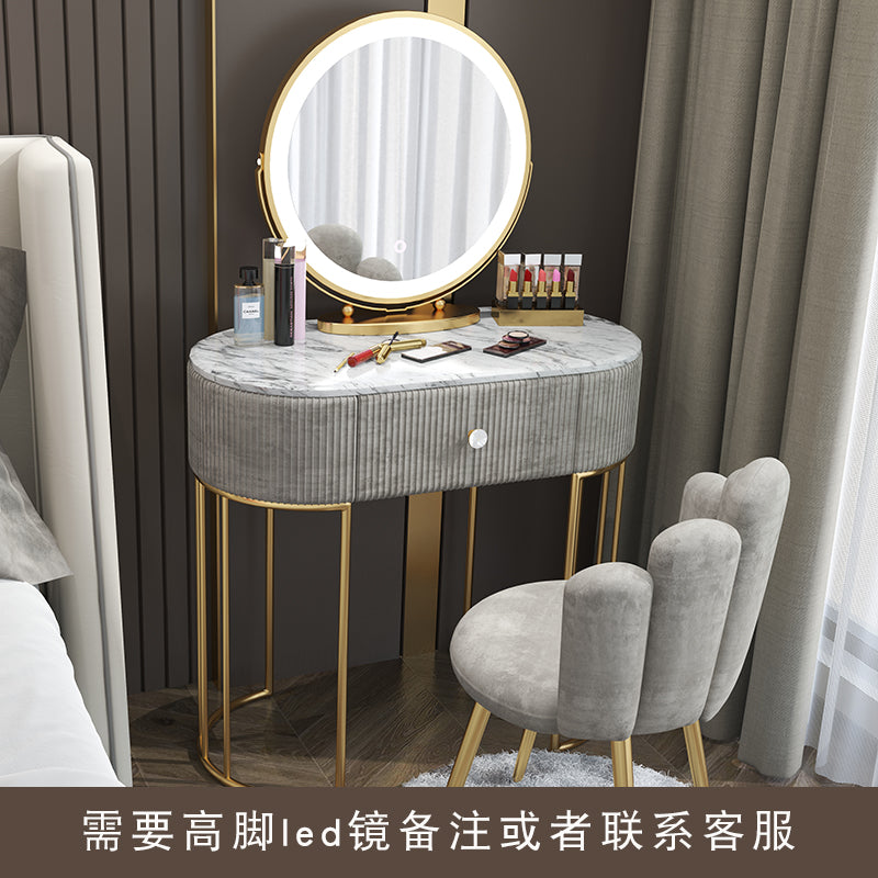 Nordic imitation Marble Dressing table dresser bedroom female Large-sized apartment Modern simplicity Internet celebrity Ins wind dresser